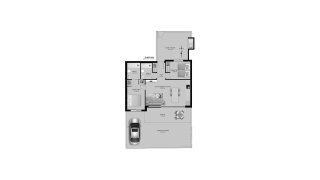 Apartment floor plan, 2 bedrooms in Porto Marina 4 No. 4